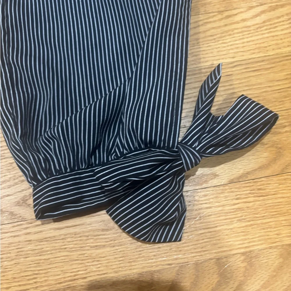 Anthropologie Harlyn Striped Ankle Tie Pants sz M - Picture 4 of 7